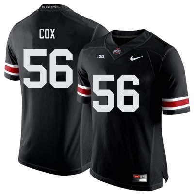 Men's Ohio State Buckeyes #56 Aaron Cox Black Nike NCAA College Football Jersey January TSQ5444MY
